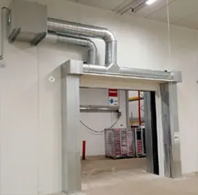 Air curtains, aircurtains, air curtain, aircurtain, luchtgordijn, luchtdeur, luchtwand, luchtmes, rideau d'air, Luftschleier, luftridåer