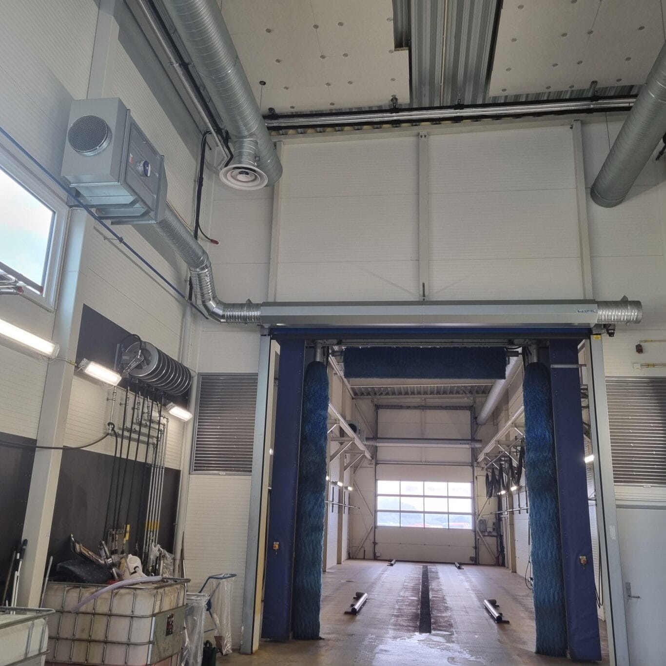 Masterveil Airstop aircurtain at carwash